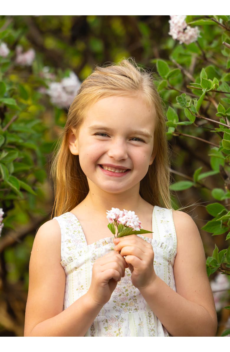 Mabel + Honey Graceful Garden Sleeveless Floral Dress, Alternate, color, Purple, White