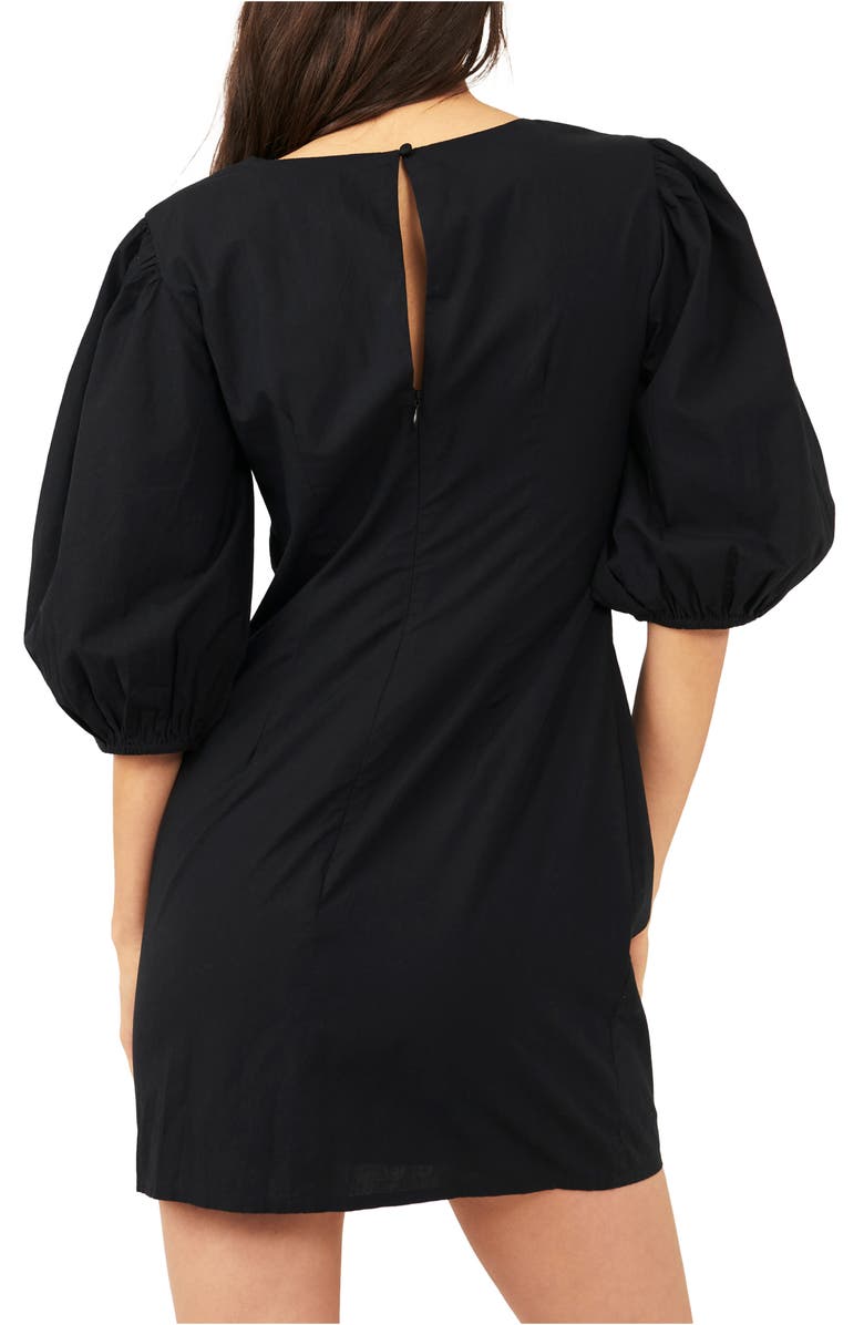 Free People Hope Puff Sleeve Cotton Minidress, Alternate, color,