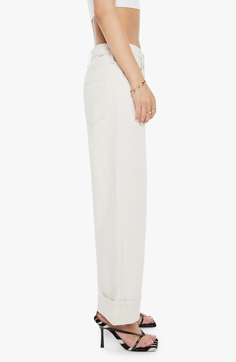 MOTHER Lil Spitfire Wide Leg Cuff Jeans, Alternate, color, Act Natural