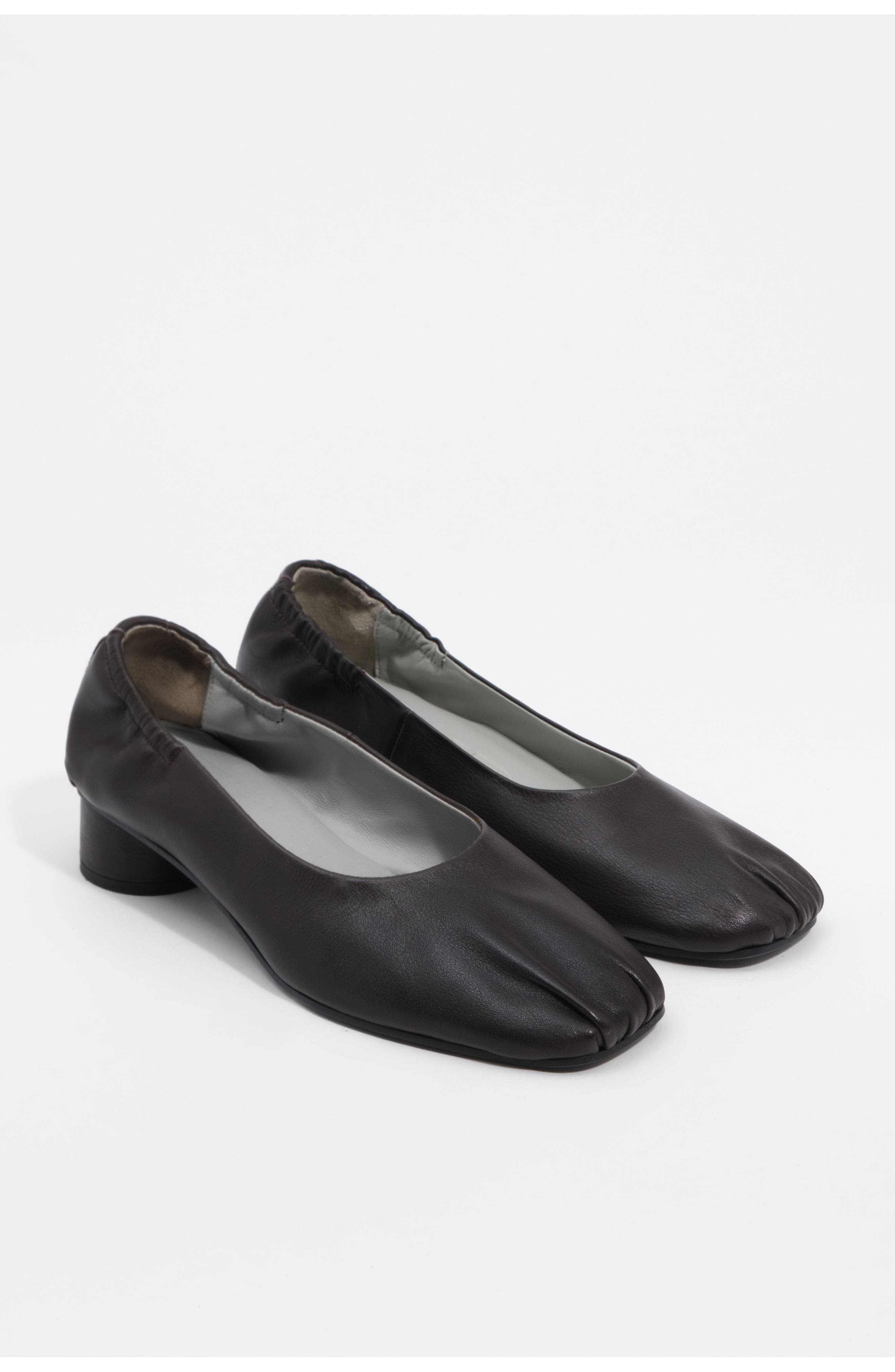 BIMBA Y LOLA Ruched Leather Court Shoe (Women) | Nordstrom