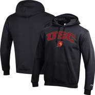 Champion Men's Champion  Black USC Trojans Arch Over Logo Pullover Hoodie