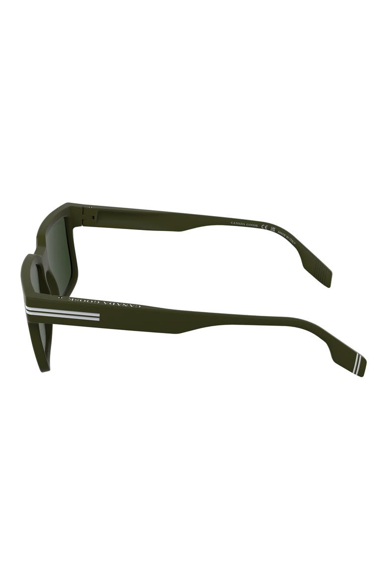 59mm Modified Rectangular Sunglasses, Alternate, color, MATTE KHAKI