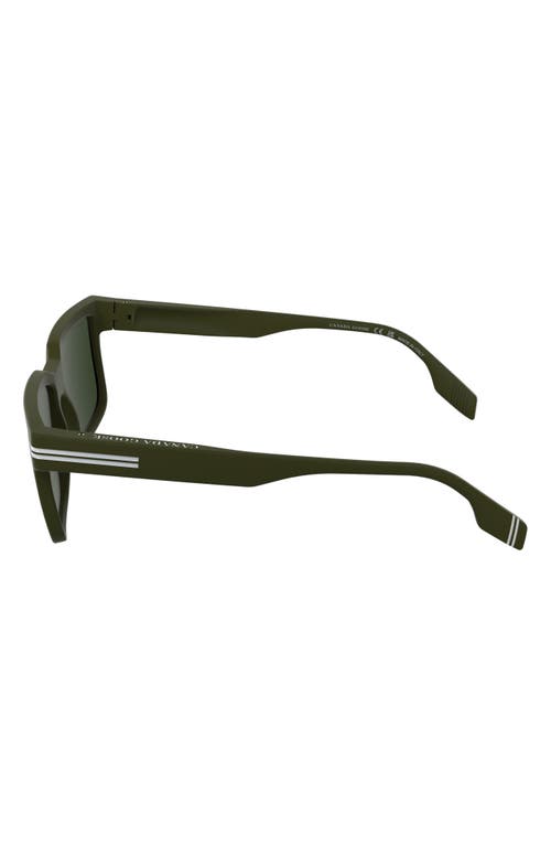 Canada Goose 59mm Modified Rectangular Sunglasses In Matte Khaki