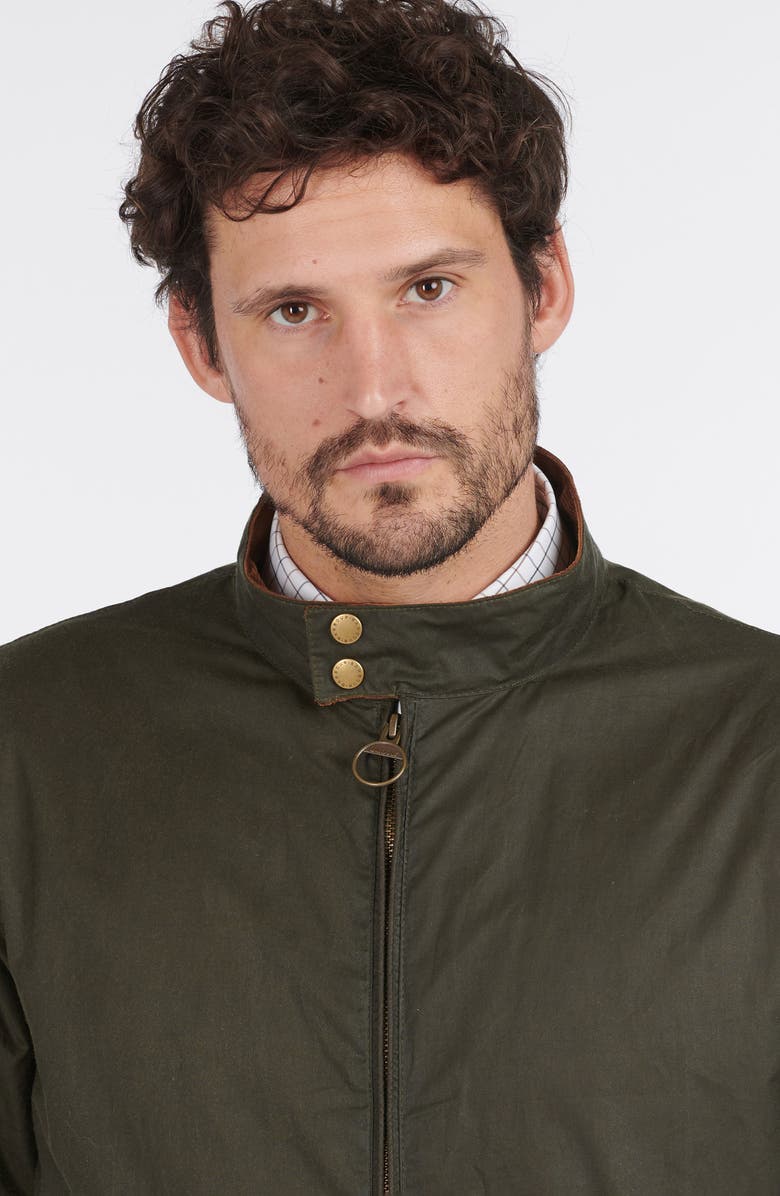 Barbour Royston Waxed Cotton Jacket, Alternate, color, 