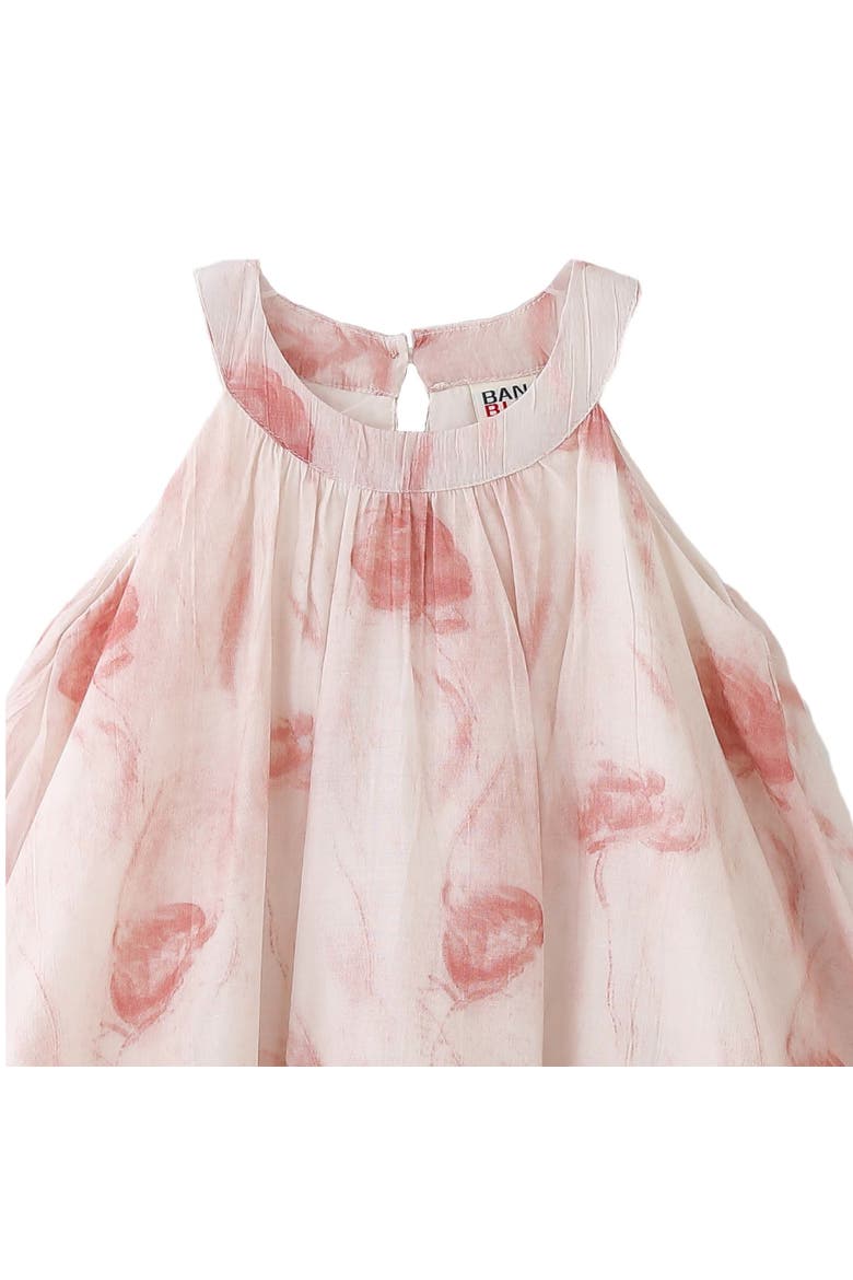 Floral Balloon Dress, Alternate, color, Pink
