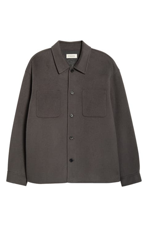 Double Face Wool Shirt Jacket