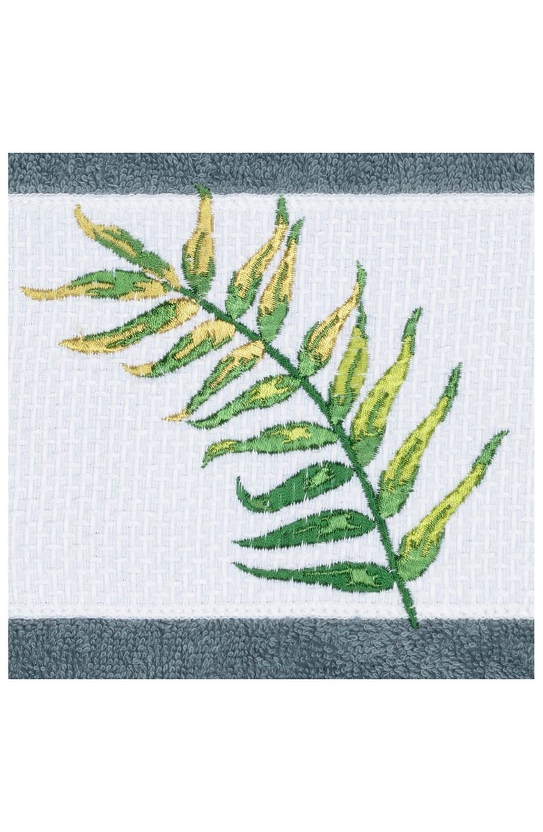 Linum Home Textiles Zoe 3-Piece Embellished Towel - Teal, Alternate, color, Teal