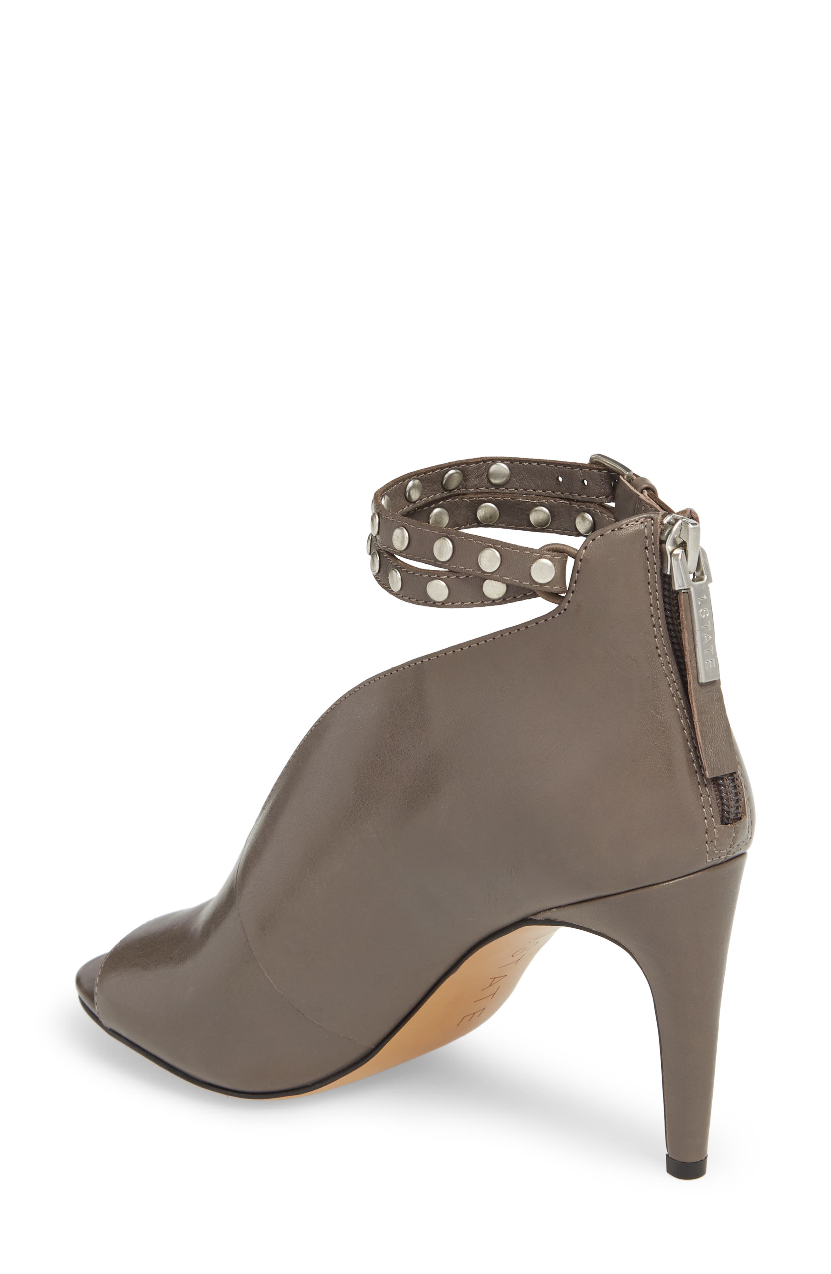 1. STATE Sall Ankle Strap Open Toe Pump, Alternate, color, ZINC LEATHER
