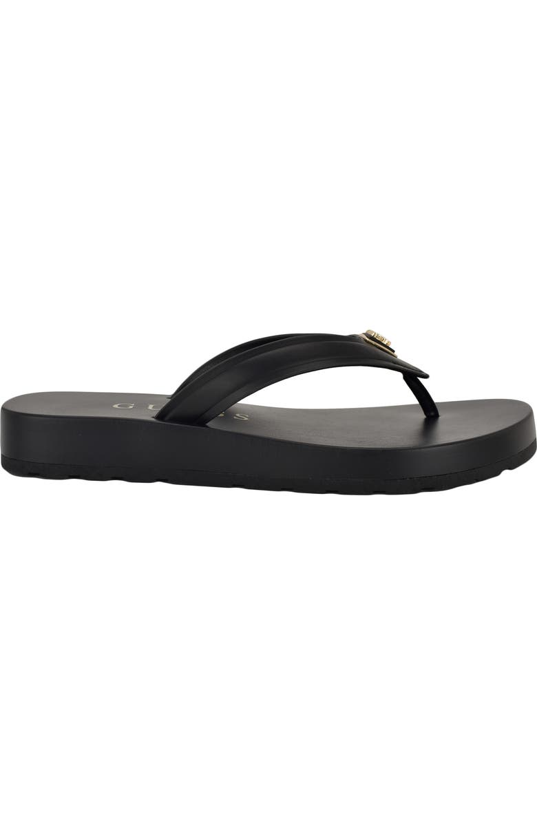 GUESS Candry Flip Flop, Alternate, color, Black