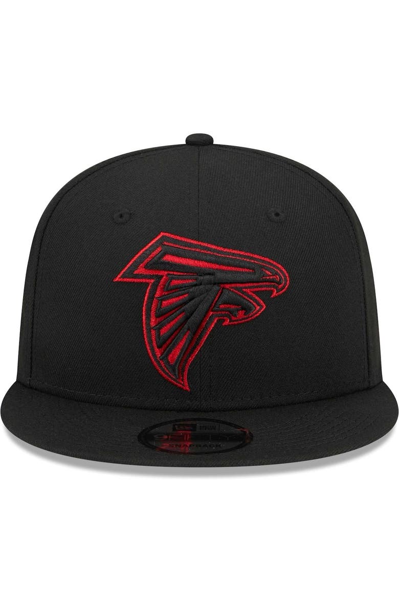 New Era Men's New Era Black Atlanta Falcons Goth Side Script 9FIFTY Snapback Hat, Alternate, color,