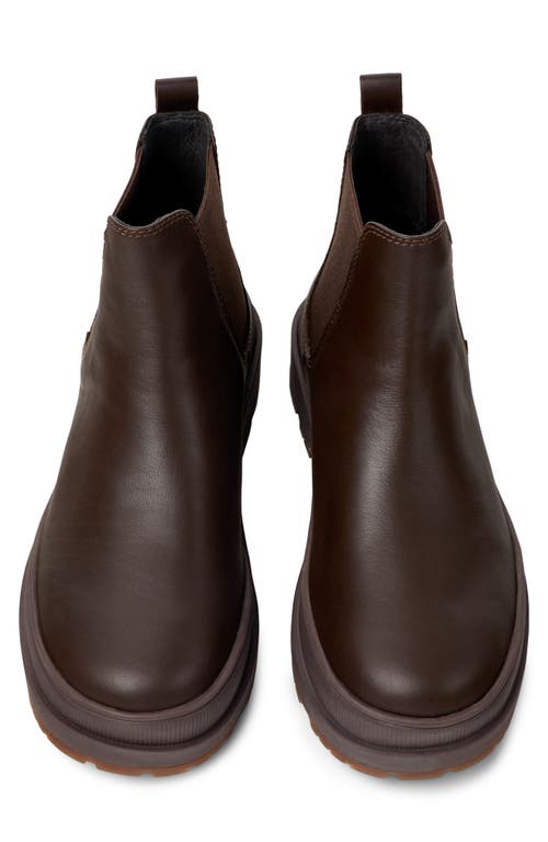 Camper Brutus Trek Waterproof Chelsea Boot In Brown