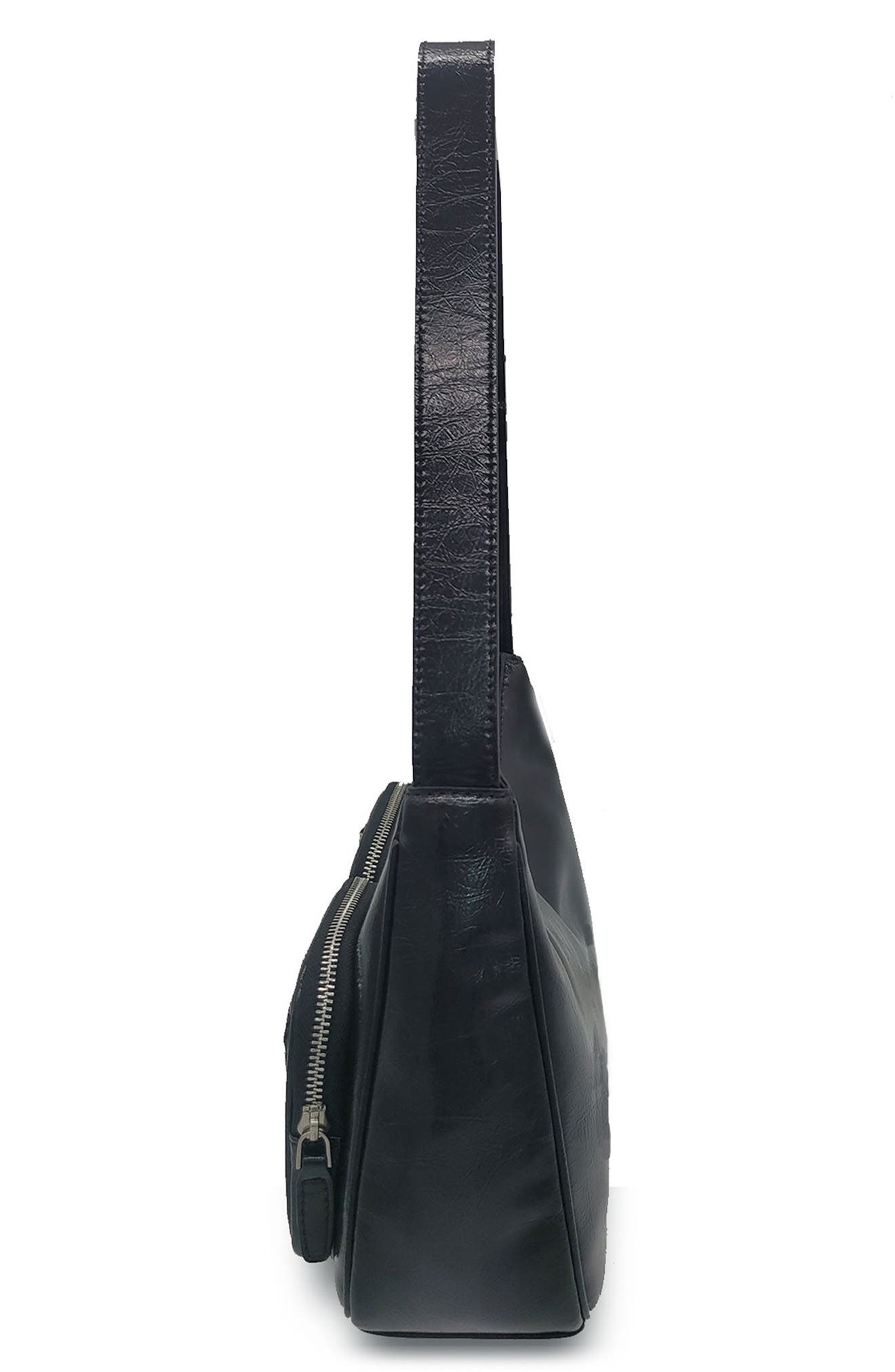 Oryany Out Pocket Leather Shoulder Bag, Alternate, color, 