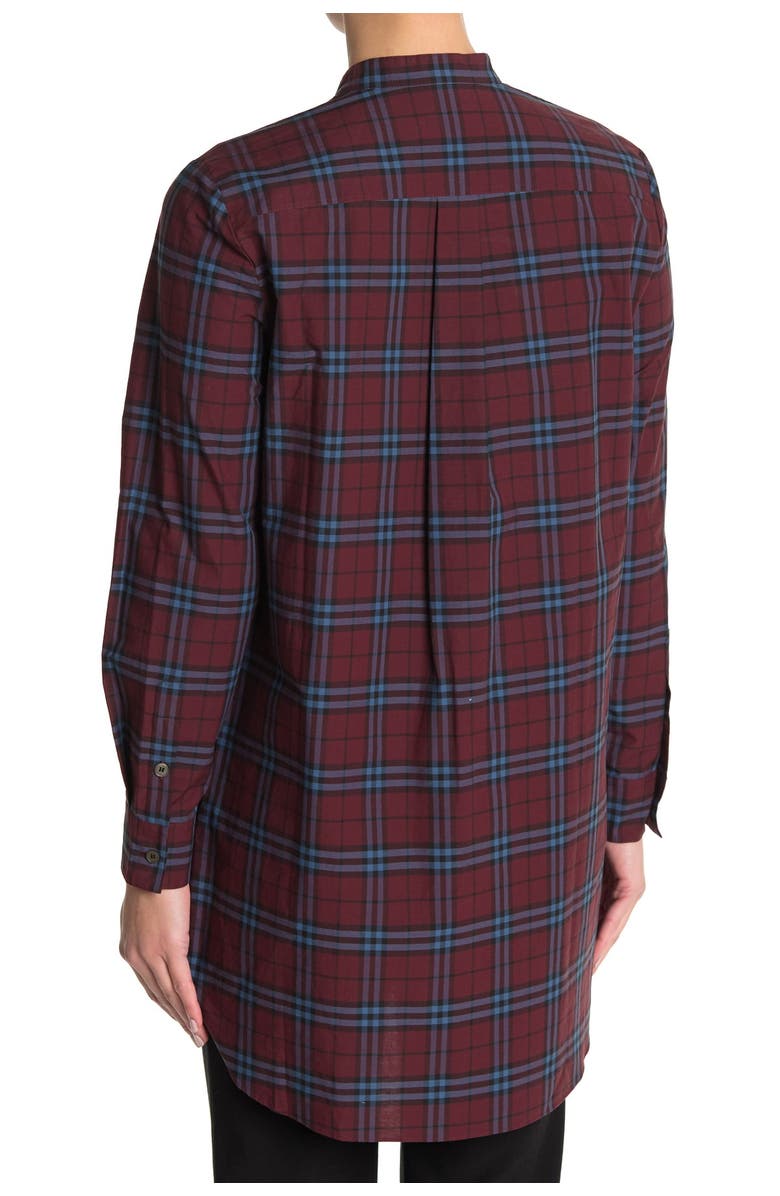 Burberry Laysan Ruffle Bib Shirt, Alternate, color, 