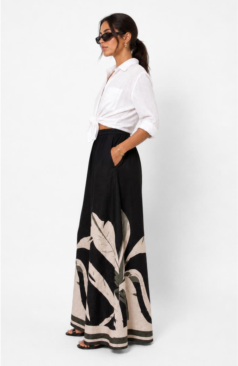 DIARRABLU Sierra High Waisted Jant Pants, Alternate, color, Sierra Noir