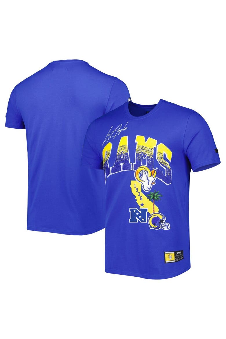 Men's Pro Standard Royal Los Angeles Rams Hometown Collection T-Shirt, Main, color, Royal