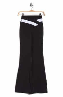 YOGALICIOUS Lux Anya Crossover Colorblock Flared Leggings