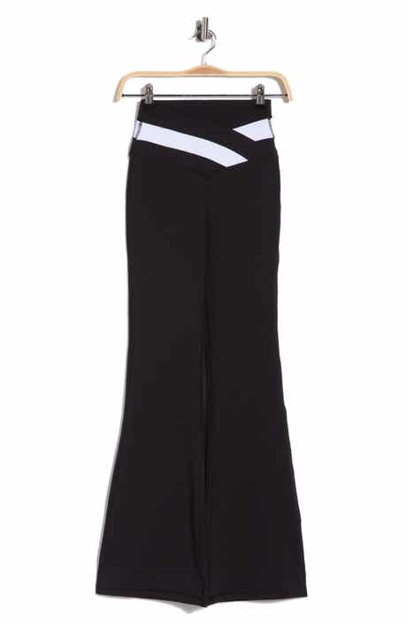 YOGALICIOUS Lux Anya Crossover Colorblock Flared Leggings