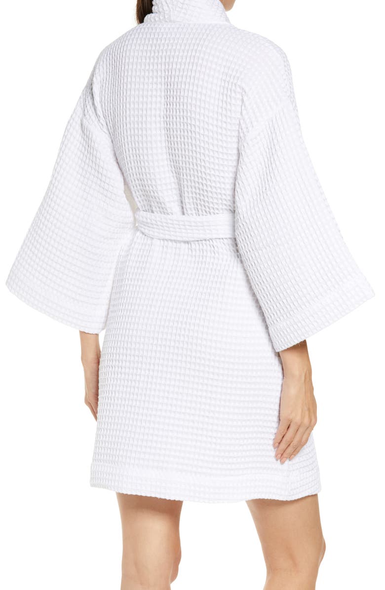 Nordstrom Short Waffle Knit Robe, Alternate, color,