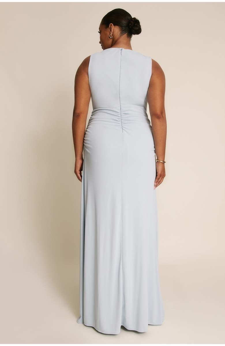 Six Stories Drape Gathered Sleeveless Stretch, Alternate, color, Pale Blue