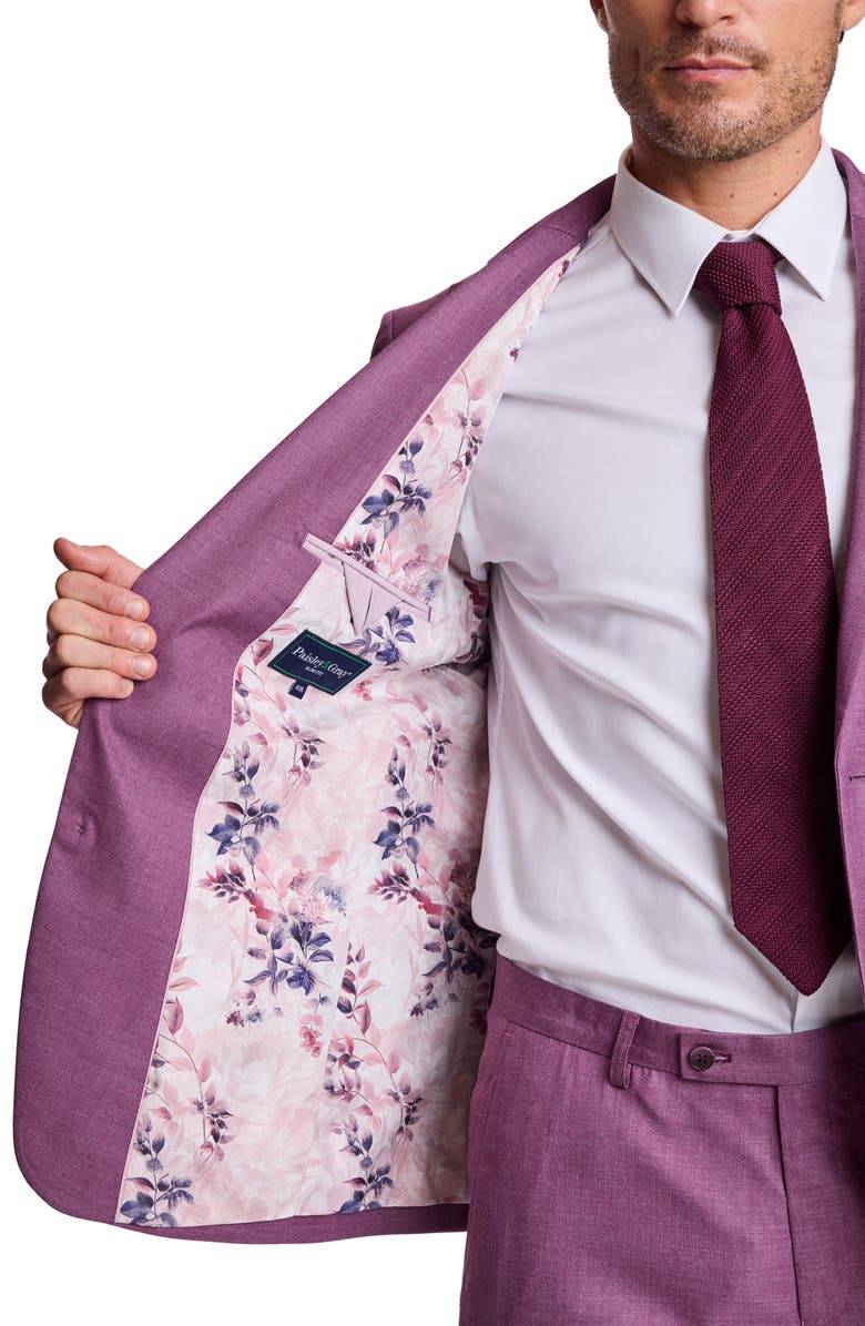 PAISLEY & GRAY Dover Slim Fit Sport Coat, Alternate, color, Sugar Plum Shark