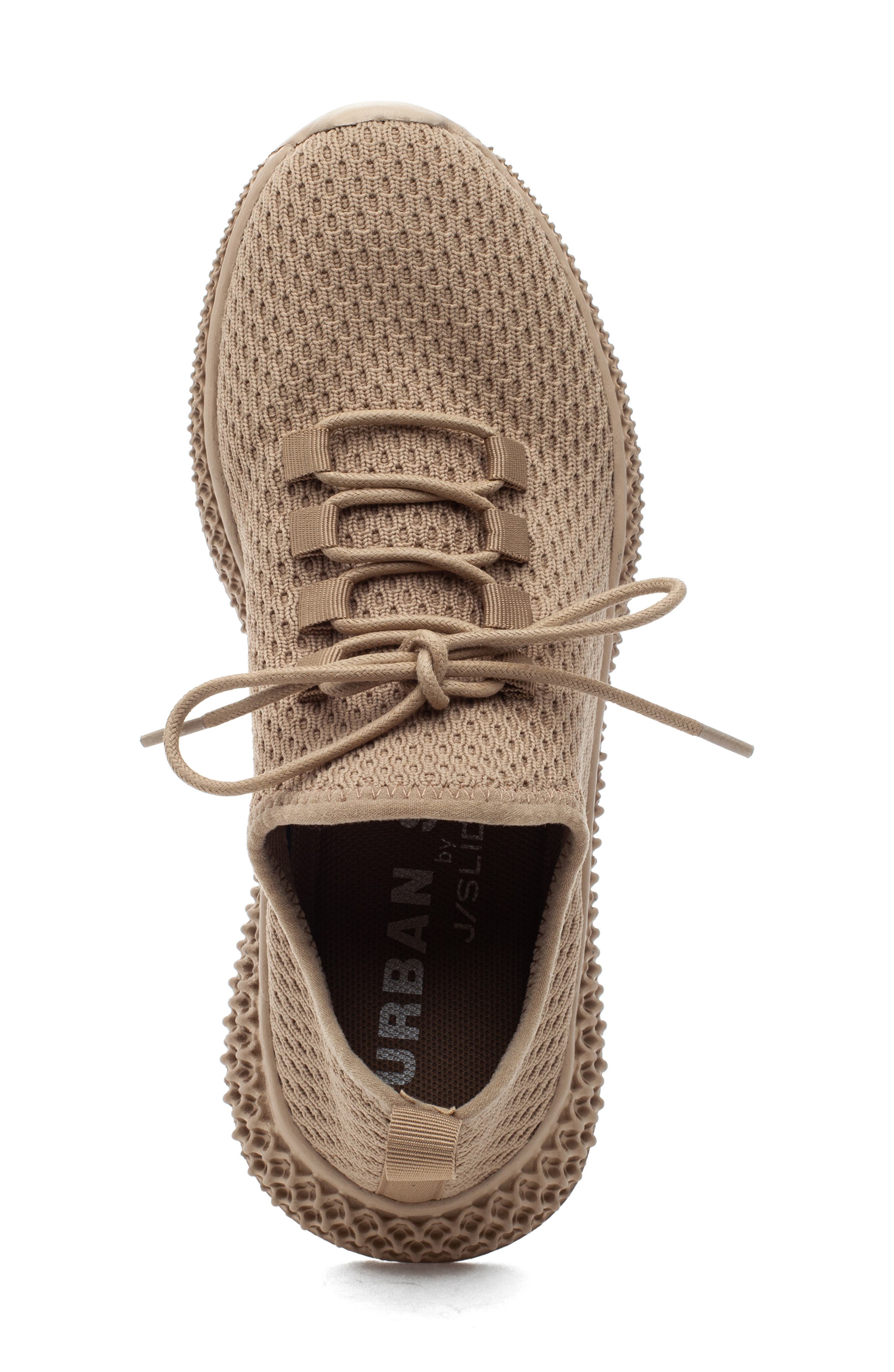 Devon Knit Sneaker, Alternate, color, SAND KNIT