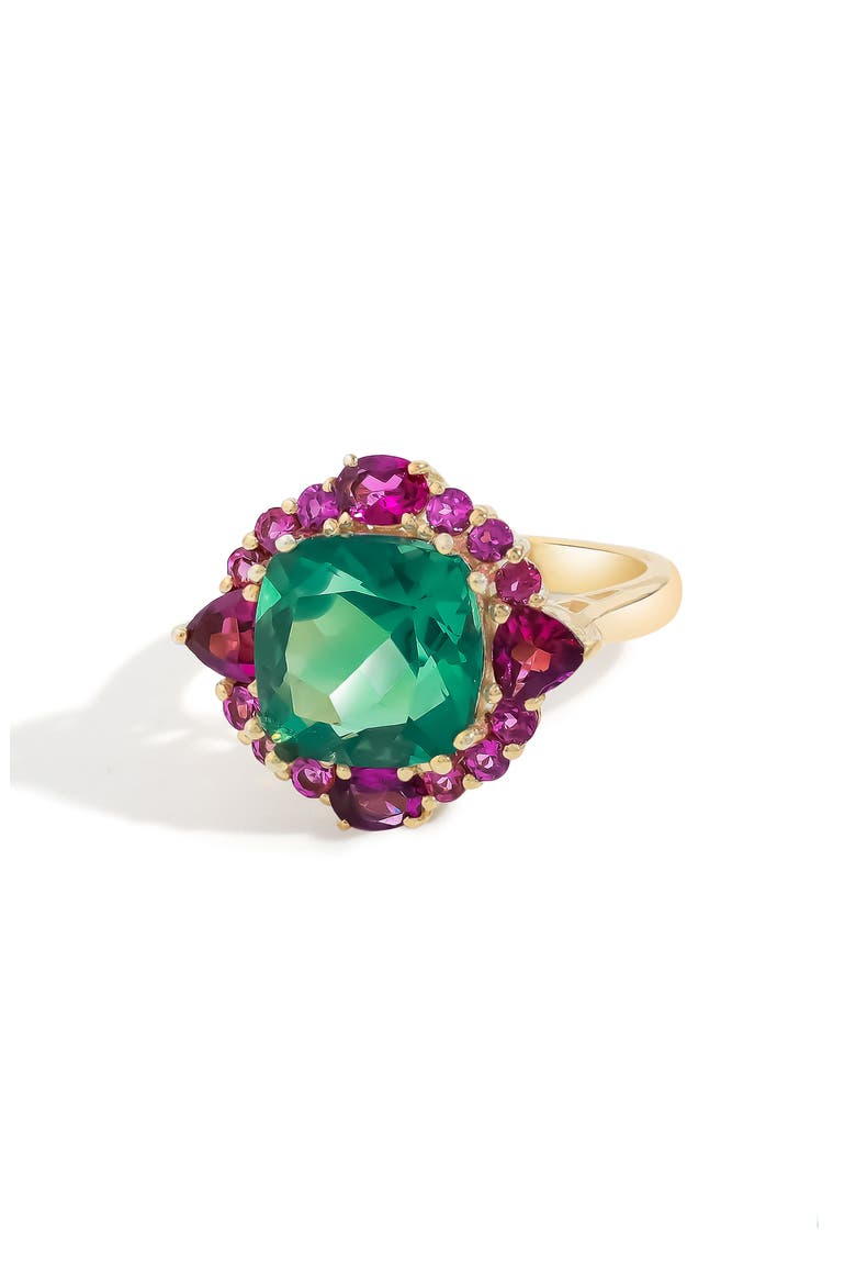 Teal Reverie Ring, Alternate, color, GREEN