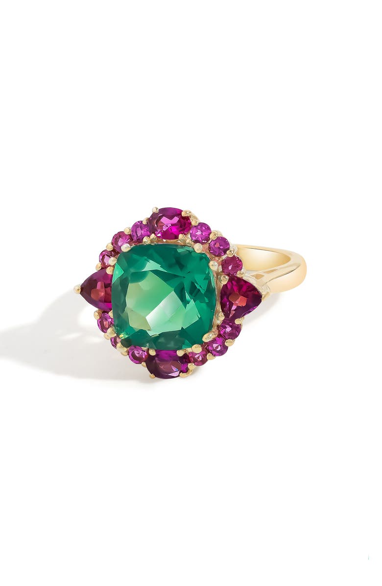 YS GEMS Teal Reverie Ring, Alternate, color, Green