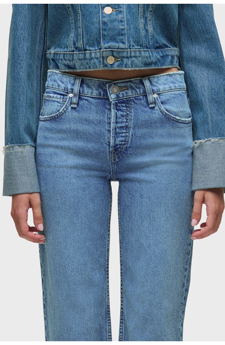 Hudson Jeans Rosie High-Rise Wide Leg Ankle Raw Hem, Alternate, color, Express