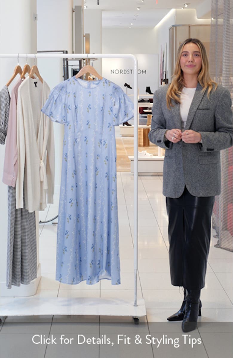 The Dominque Ditsy Floral Maxi Dress, sales video thumbnail