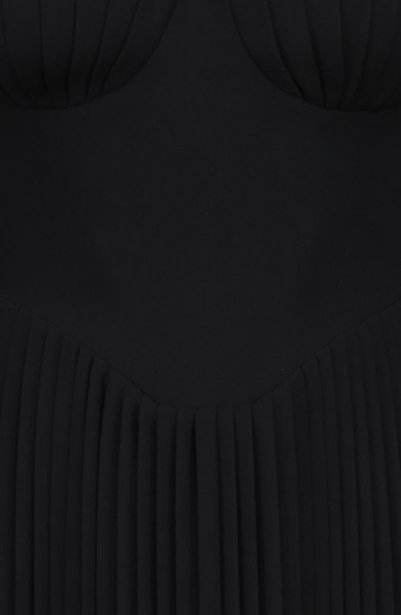 HOUSE OF CB Marcella Pleated Georgette Dress, Alternate, color, 