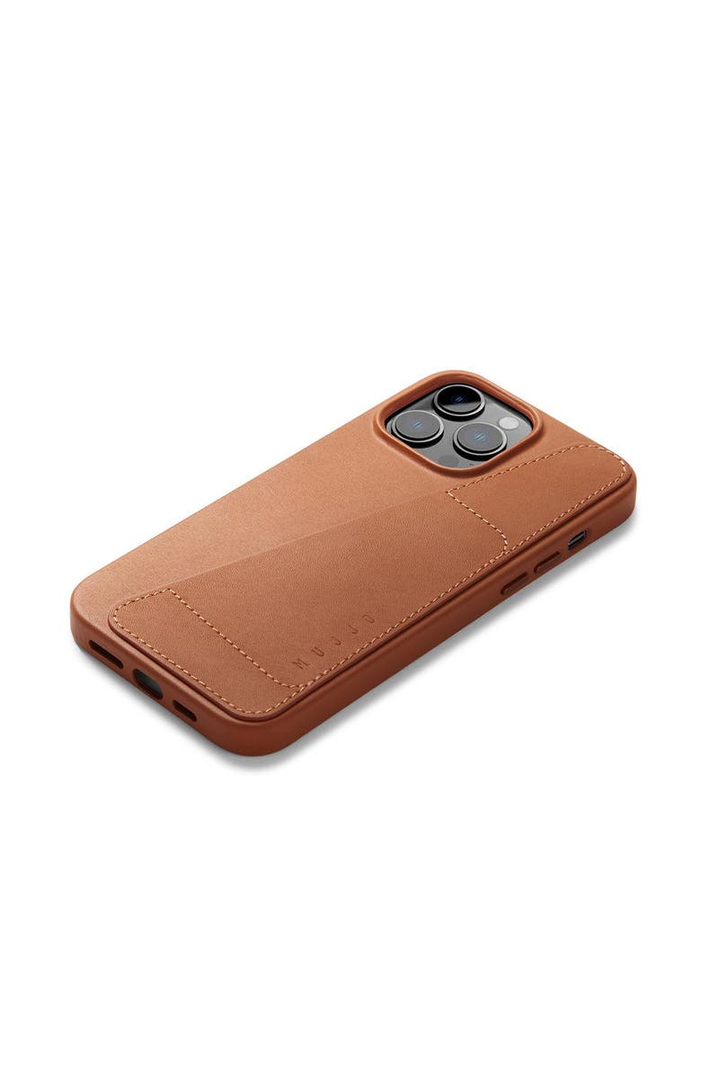MUJJO Full Leather Wallet Case for iPhone 14 Pro Max, Alternate, color, Light Tan