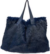 AZALEA WANG Confidante Faux Fur Handbag
