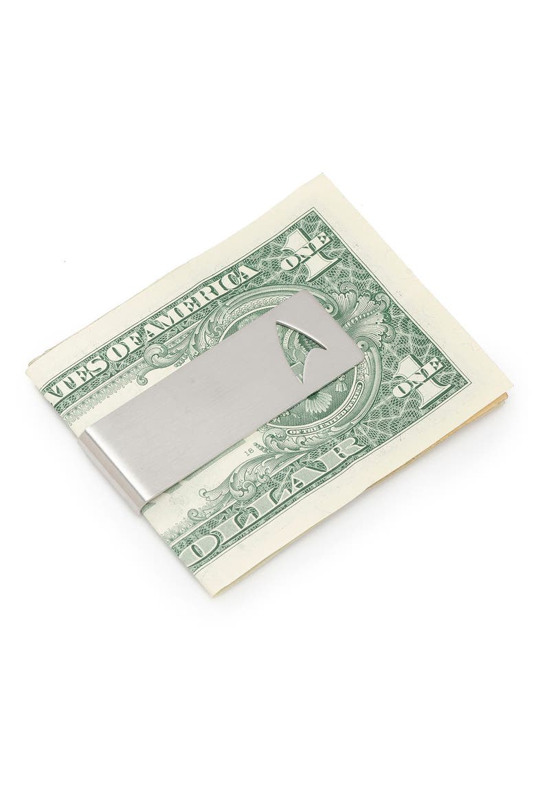 Delta Shield Money Clip, Alternate, color, SILVER