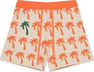 MAVRANS Palms Drawstring Sweater Shorts