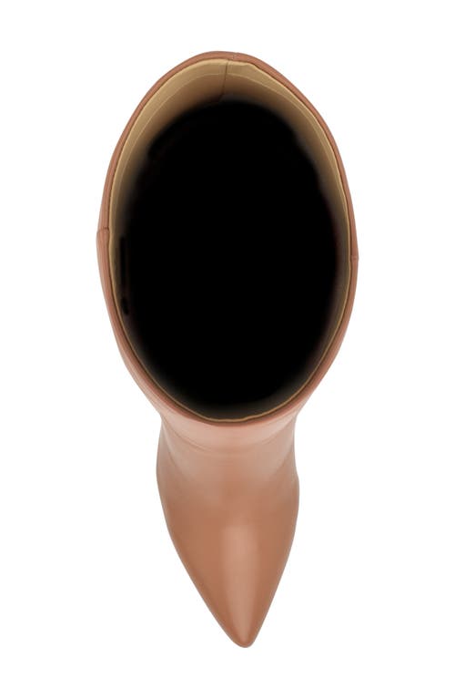 Nine West Richy Pointed Toe Knee High Boot In Nude
