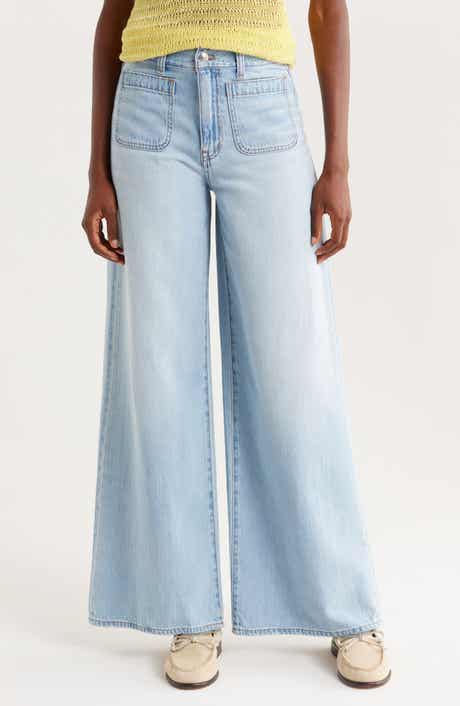 Madewell Patch Pocket Superwide Leg Jeans