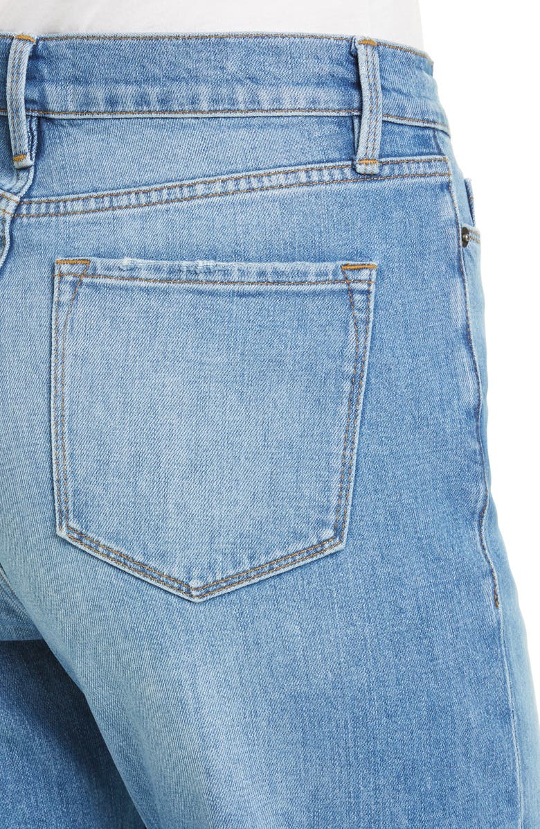 FRAME Ali Button Fly Crop Wide Leg Jeans, Alternate, color,