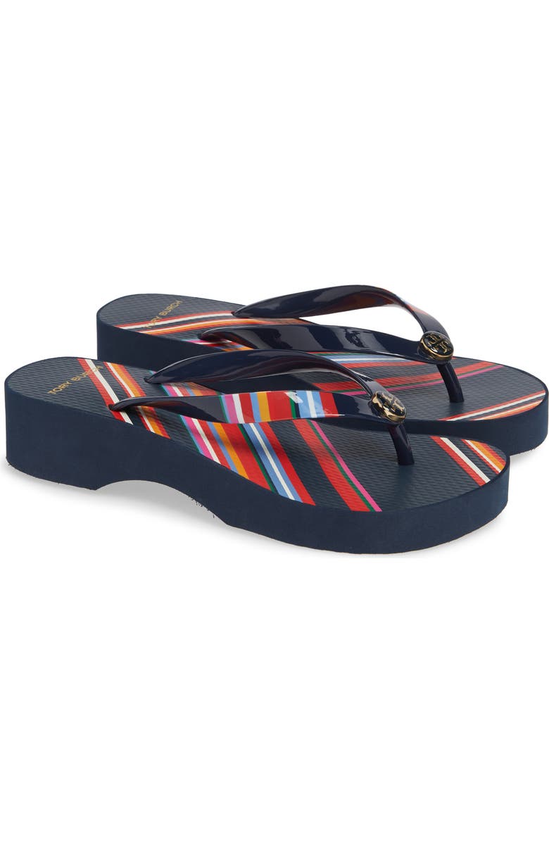 Tory Burch Wedge Flip Flop, Alternate, color,
