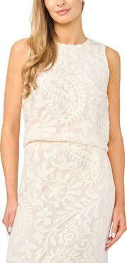 Halogen® Lace Sleeveless Top