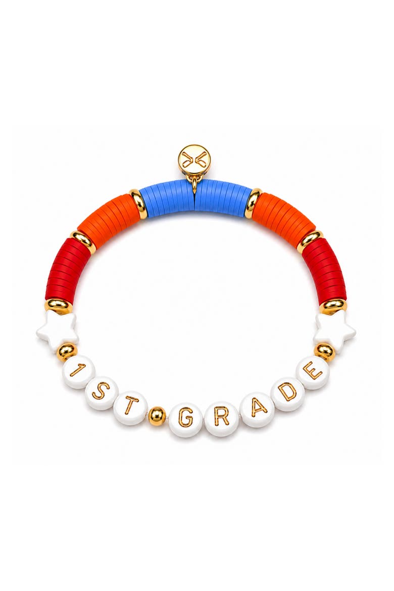 First Grade Bracelet, Alternate, color, Blue/Orange/Red/White