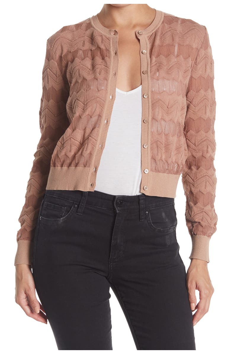 M Missoni Long Sleeve Knit Cardigan, Main, color,