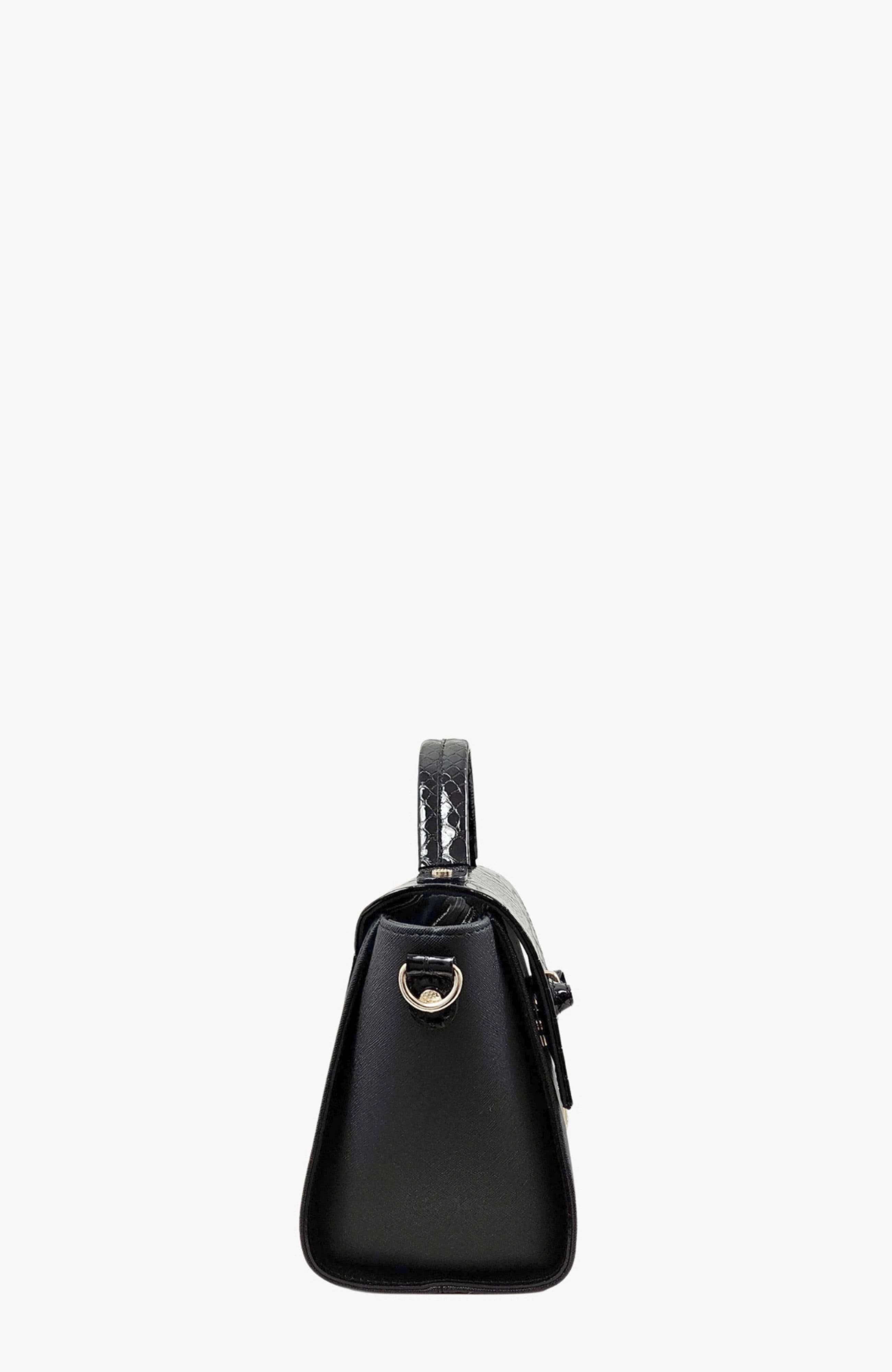 Cherry Blossom 528 Handbag, Alternate, color, Black