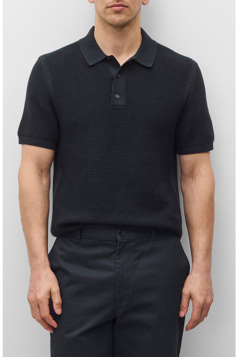 Supima Mesh Cruise Polo, Main, color, NAVY