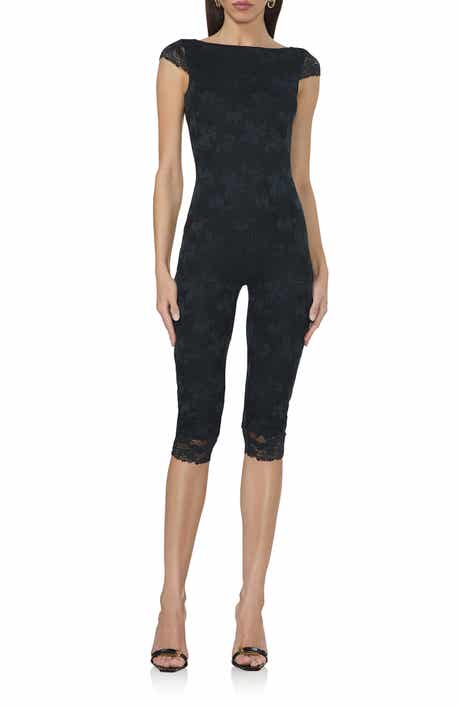 AFRM Gilly Open Back Lace Jumpsuit