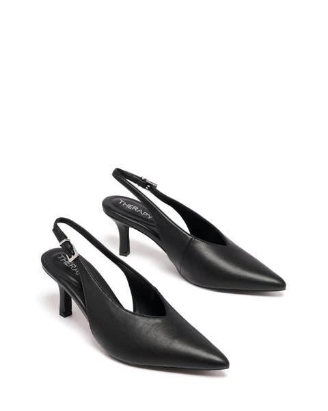 Jacs Slingback Pointed Toe Pumps