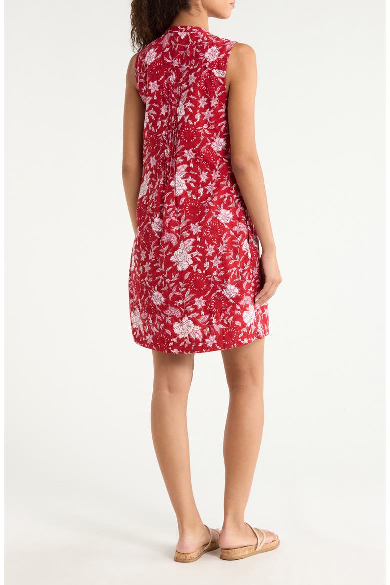 Devin Print Organic Cotton Mini Sundress, Alternate, color, GARDEN WHISPERS