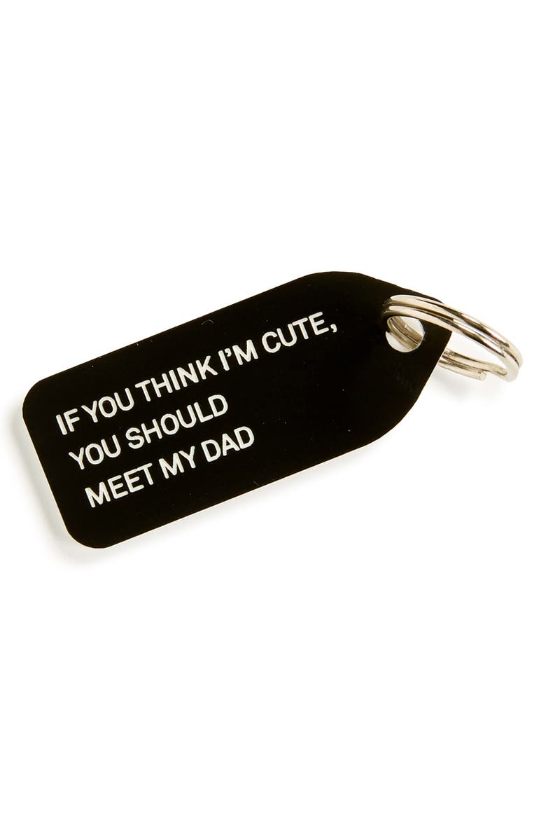 GROWLEES If You Think I'm Cute - Dad Collar Charm, Main, color, 