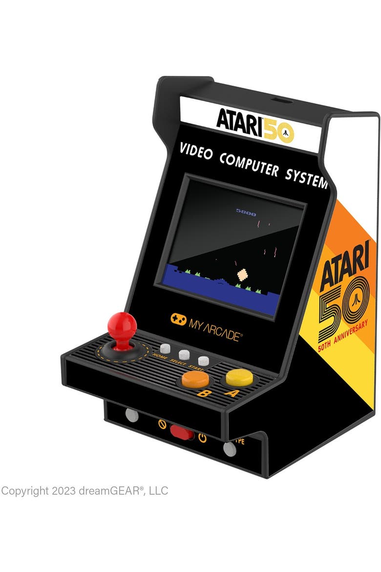 Dgunl7014 Atari Nano Player Pro Portable, Main, color, Multicolor