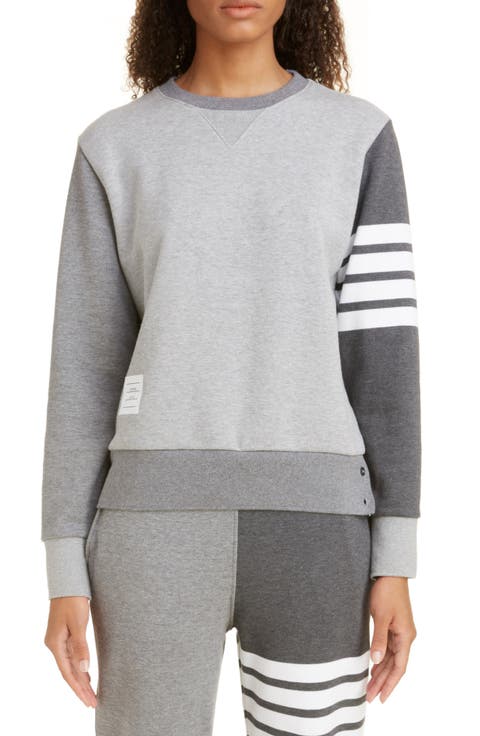 Four-Bar Cotton Sweatshirt