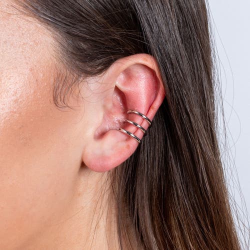 Lucy Quartermaine Waterfall Triple Ear Cuff In Gold